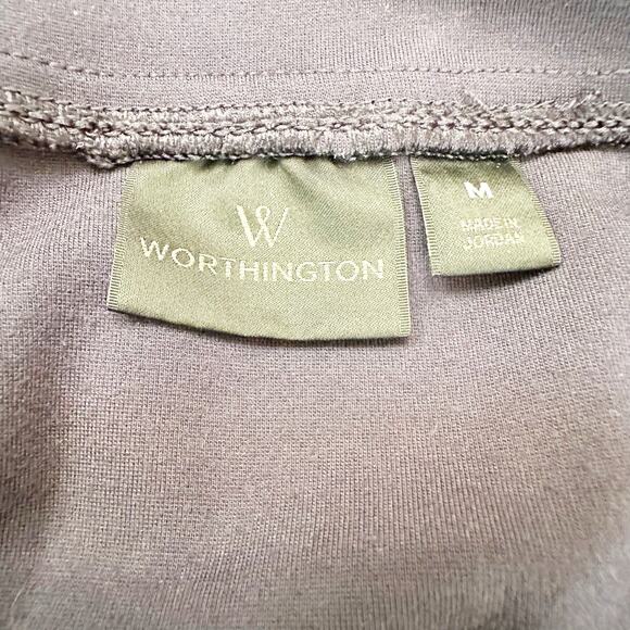 Worthington Ultra Stretch Ponte Pencil Skirt Size Medium Navy Blue - Picture 7 of 8